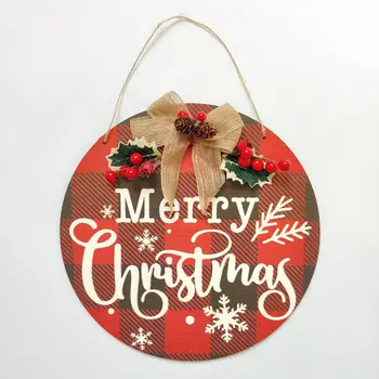 Jõulukaunistused kohta, metope seaduse rolli ukse teretulnud brändi dekoratiivsed aksessuaarid puidust Jõulud ripats