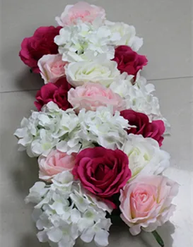 10tk/palju kõrge simulatsiooni silk flower pulm dekoratsioonid pulmad road viivad lill samba kaared teenetemärgi koos lille TONGFENG