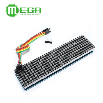 10tk/palju MAX7219 Dot Matrix Moodul Arduino Mikrokontrolleri 4 Ühes Ekraan 5P Line
