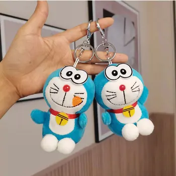 12cm Kuuma Jaapani Anime Doraemon Palus Ripats Armas Loom Kass Nukk võtmehoidja Seljakott Teenetemärgi Sünnipäeva Kingitused Fan Sõbrad