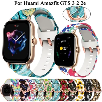 20mm Watchband Smart Watch Bänd Huami Amazfit GTS 3 2 2e Trükkimine Rihm Amazfit GTS Piiripunkti U S Tempos Lite GTR 42mm Käevõru Vöö