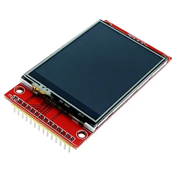 240320 2,4-tolline SPI-moodul adapter PCB aluse pardal TFT LCD ekraan Touch panel vähemalt 4 IO ILI9341 18 pin-0.8 mm