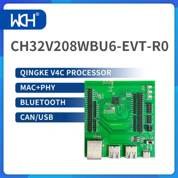 2tk/Lot CH32V208WBU6 Traadita MCU QingKe V4C Protsessor MAC+PHY Bluetooth-SAAB/USB