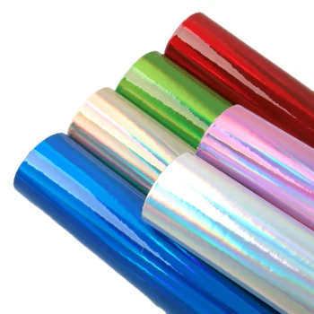 6tk 15*21cm A5 Candy Sillerdav Holograafiline PVC-Kangast, Kunstnahast Laser Vikerkaar Vinüül Käsitöö Kott Kõrvarõngas DIY Vibud Tegemine