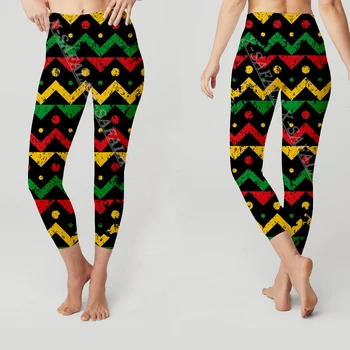 Aafrika Aafrika Kunsti Kunsti 3D Kogu Prindi Legging liibuvad Tehnik Rõivad Püksid Suvel Kingitus Naistele-8
