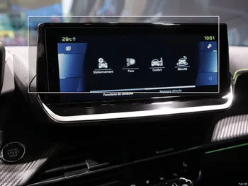Auto accessory Karastatud klaas Peugeot E-208 2020 2021 auto infotainment-gps-navigatsioonisüsteem media touch screen protector
