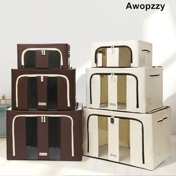 Awopzzy Kodus Kangast Storage Cube Konteinerid, Kuubikud Kastid Kokkupandav Riie Ladustamise Sirkel Korraldaja Kasti Käepidemed