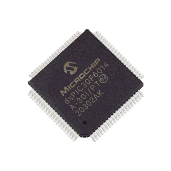 DSPIC30F6014A-20E/PF QFP80 Uus & Originaal laos Elektroonilised komponendid integrated circuit IC DSPIC30F6014A-20E/PF