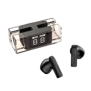 E90 Traadita Kõrvaklapid Extra Long Ooterežiimis Mäng Kõrvaklappide 5.3 Bluetooth Stabiilne Edastamise Katmata Peakomplekt Koos LED-Ekraan