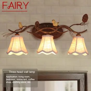 HALDJAS Kaasaegne Retro Seina Sconce Lamp LED Loominguline Lind Decor Mirror Light Koduse Elu Magamistoas voodi kõrval Koridoris