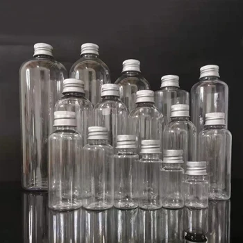 Kaasaskantav Läbipaistev Plastikust Tühi Kosmeetika Proovi Pudel Ladustamise Konteineri (Koorma) Pakkimise Pudelid Alumiiniumist Keeratav Kork Korduvtäidetavaid Viaal