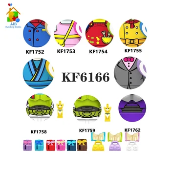 KF6166 PG8141 PG8140 Kawaii Kass Buzz Cartoon Mini Tegevus Joonis Seeria kodulinn Blokeerida Mudel ehitustellised Mänguasjad Lastele