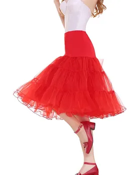 Kiire Kohaletoimetamine Tasuta 50s Cosplay Petticoat Rockabilly Kleit Crinoline Naine Pulm Underskirt Rockabilly Tutu