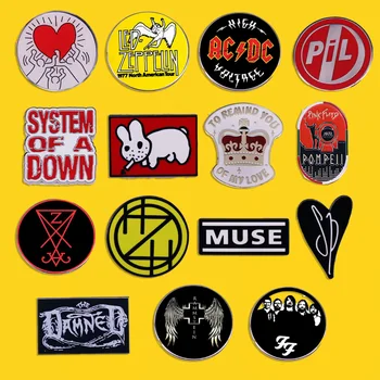 Kõrge Kvaliteediga 2023 Uus-Rock Bändi Logo Sõle Punk Muusika Pääsme Mens Seljakott Pin Muusikasõpradele Ehted Tarvikud Kingitus