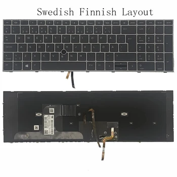 LA/USA /rootsi soome Taustavalgustusega Uus Sülearvuti Klaviatuur HP ZBOOK Raev 17 G7 15 G7 17 G7 G8 M20128-B71 NSK-X11BC