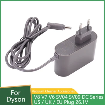 Laadija Dyson V8 V7 V6 DC58 DC62 DC74 SM Seeria Tolmuimeja Laadimine Line Battery Power Adapter US / UK / EU Pistik 26.1 V