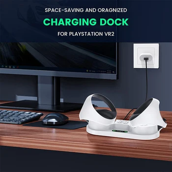 Laadimisjaama jaoks Playstation VR2 Mõttes Kontrollerid, PS VR2 Mõttes Töötleja laadimisjaama.