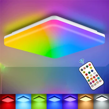 LED laelambid RGBW Smart Home Valgustus Koos puldiga Lae Lamp Sise-Tuba Teenetemärgi valgustid 220V 110V