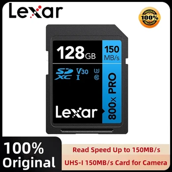 Lexar SD-Kaardi 800X Pro 256GB 128GB 64GB 32GB Mälukaart Klass 10 3D 4K v30 eluviis kodukinosüsteemid Video Võimsus UHS-I kiire 150MB/s Kaamera