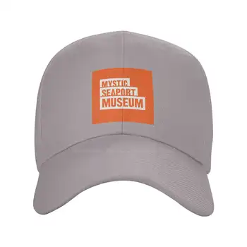 Mystic Seaport parima Kvaliteediga Logo Denim ühise põllumajanduspoliitika Baseball cap Kootud müts
