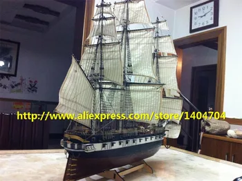 NIDALE mudel Sacle 1/85 Classic USA purjekas puidust mudel komplektid USA TÄHTKUJU 1843 laeva mudel
