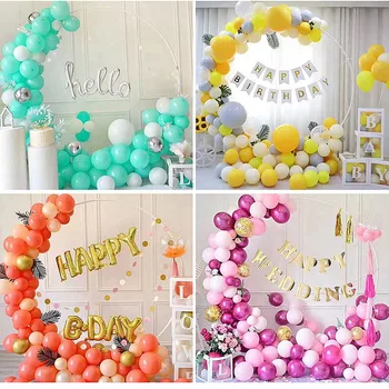 Plastikust Baby Shower Pärg Raami Pulm Teenetemärgi Ringi Ballon Seista Sünnipäeva Asjade Pärg Õhupalli Seista Diy Komplektid