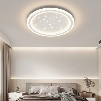 Ruut ümmarguse minimalistlik lae lamp elutuba, magamistuba raua kunsti kaasaegne LED ülemmäära valgus, läige