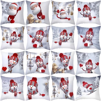 Snowman Christmas Padi Häid Jõule Kaunistused Koju 2023 Cristmas Diivan Decor Uus Aasta 2024 Navidad Xmas Kingitused