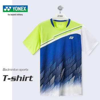 Spordi t-särk Yonex tennise riided kiire kuiv sulgpall Jersey lühikesed varrukad meeste ja naiste suvel 110472BCR