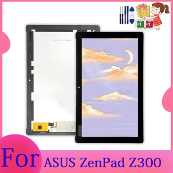 Uus LCD ASUS ZenPad Z300 Z300C Z300CG Z300M P021 LCD Ekraan Puutetundlik Digitizer Assamblee 10.1 tolline Tasuta Shipping