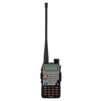 【USA määruse】 5W dual-band wireless walkie-talkie peakomplekt (UV-5R keha), must